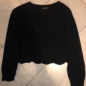 LONG SLEEVE CROP TOP